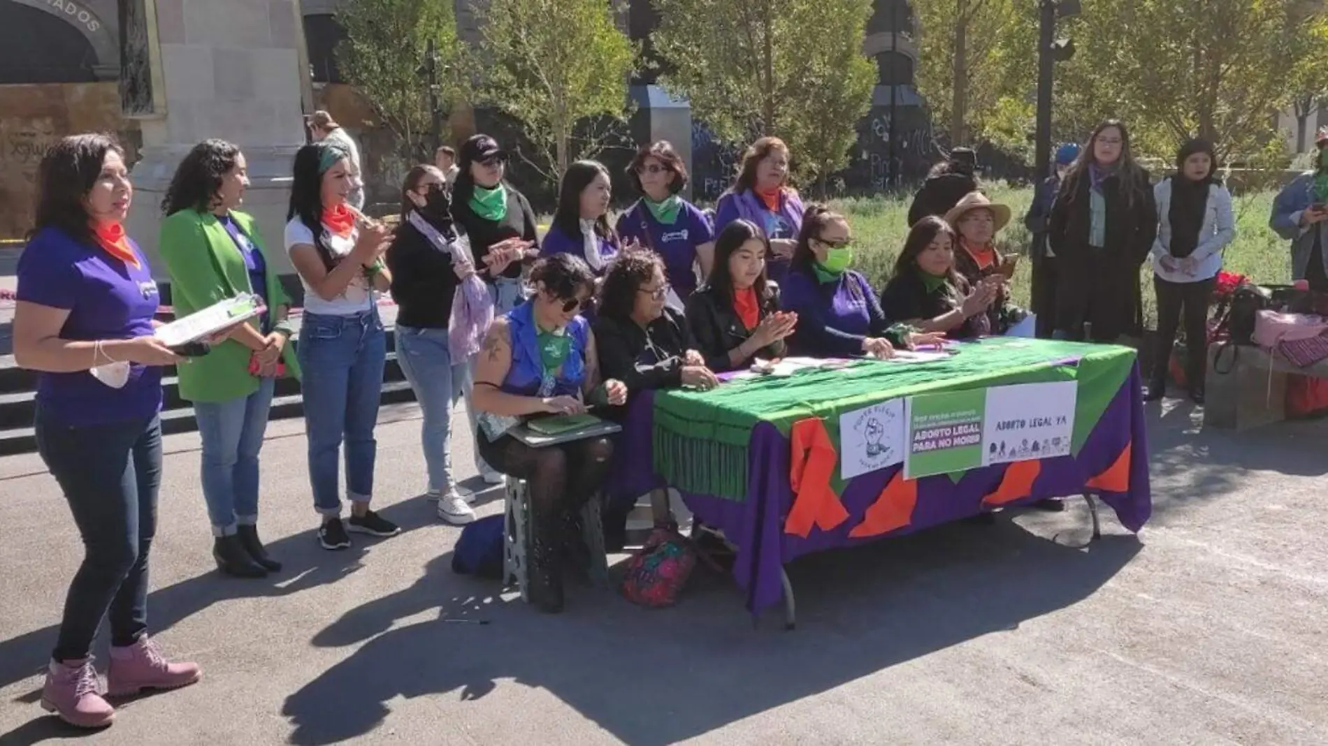 feministas aborto Mujeres, Democracia y Ciudadanía